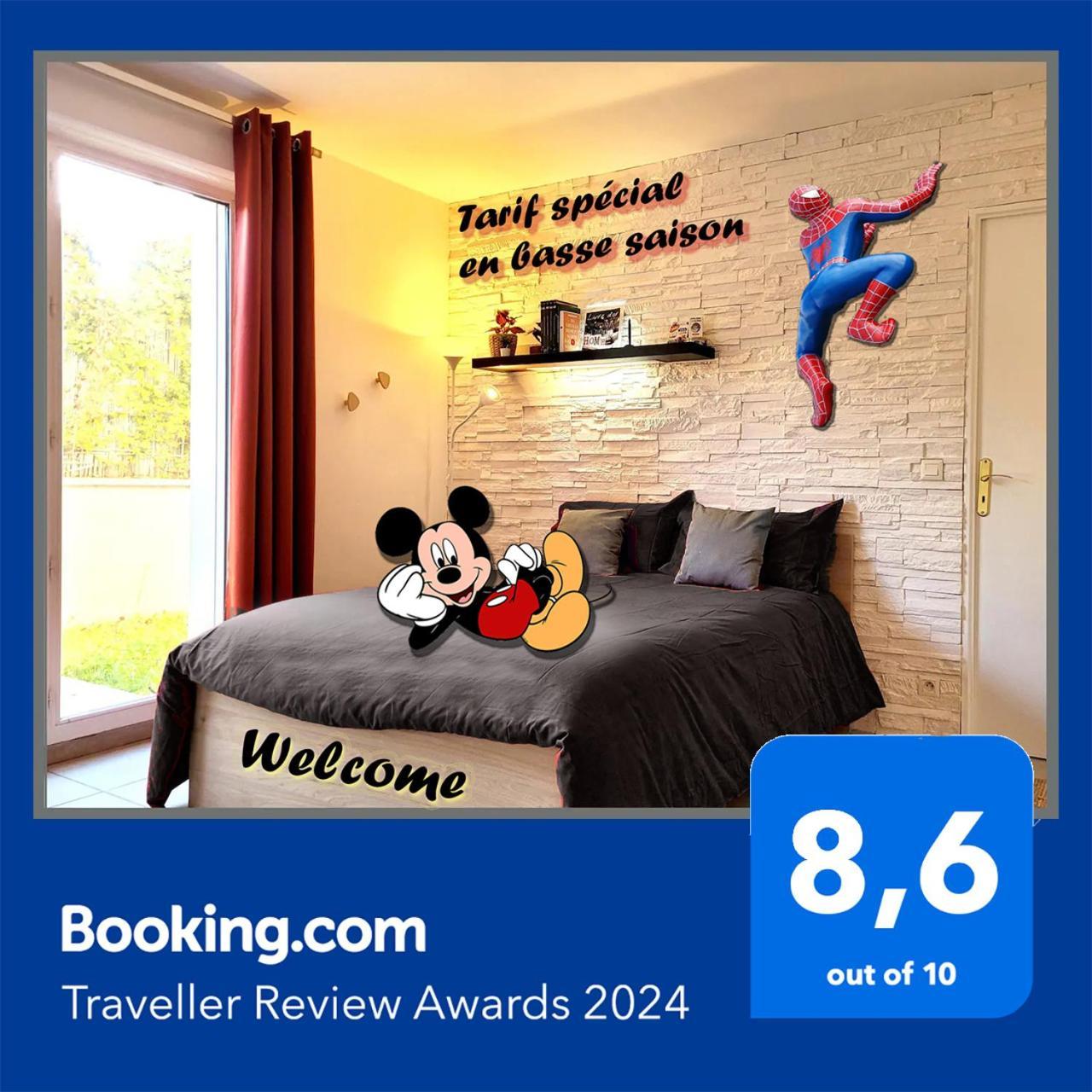 Appartement Avec Salle De Jeux Privee,10Min De Disney Transport En Commun 6 Couchages Chanteloup en Brie Bagian luar foto